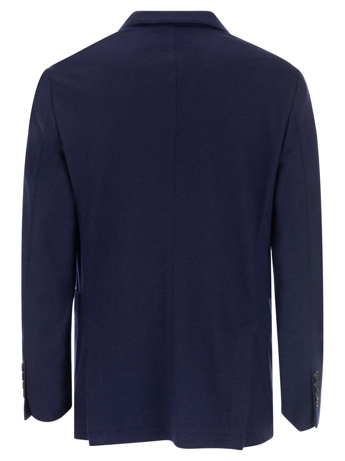 Brunello Cucinelli Men Cashmere Jersey Blazer With Patch Pockets