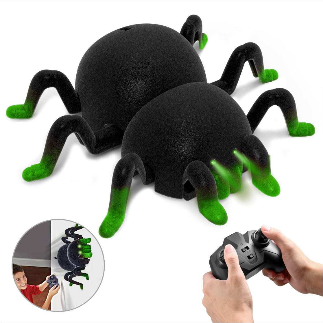 Remote-Controlled Spider Wall-Climbing Toy — Ages 7–14