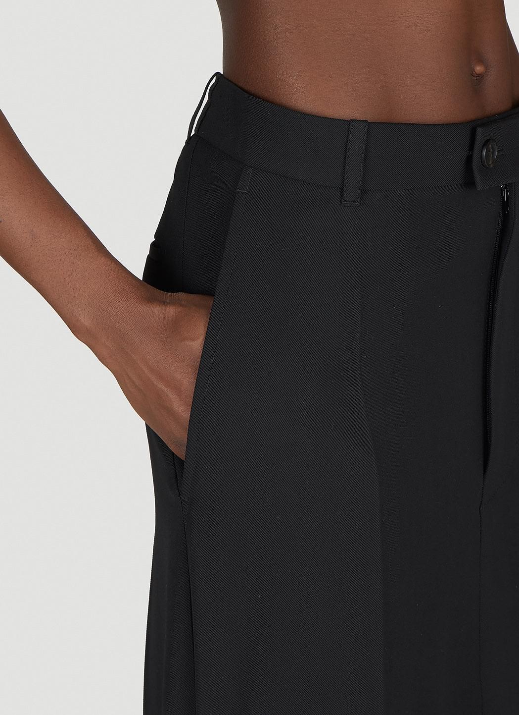 Balenciaga Women Godet Draped Skirt