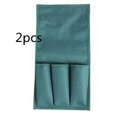 Foldable Garden Bench Chair with Tool Pouch
