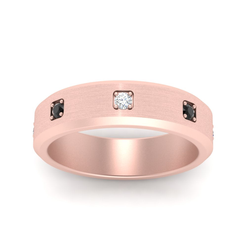 Beveled Mens Promise Ring