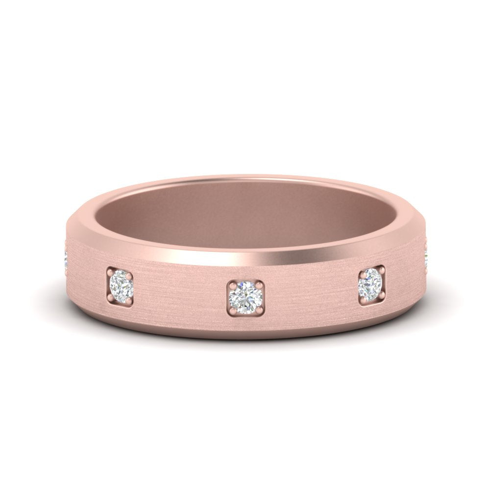 Beveled Mens Promise Ring