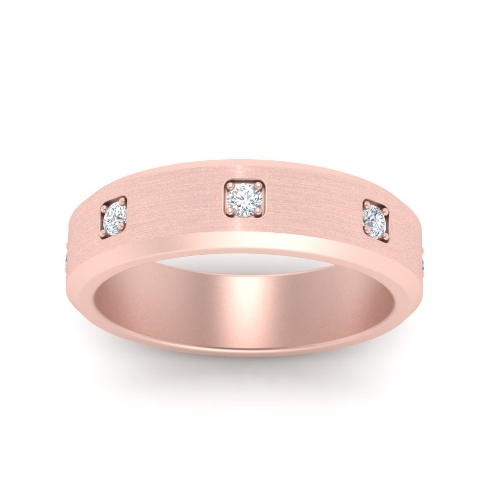 Beveled Mens Promise Ring