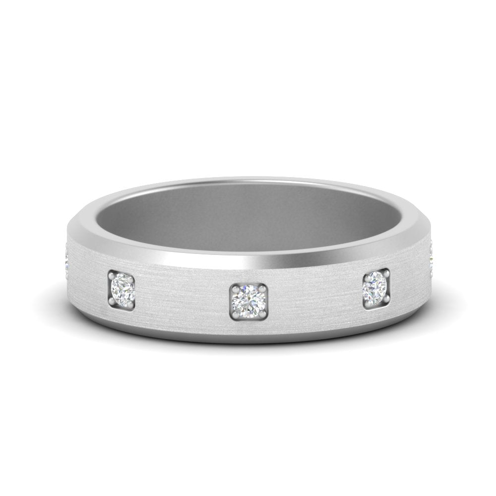 Beveled Mens Promise Ring