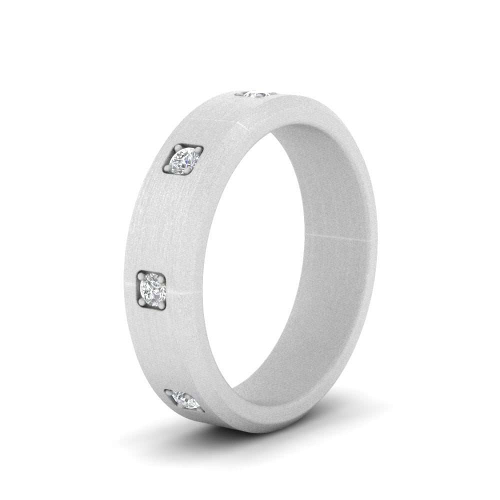 Beveled Mens Promise Ring