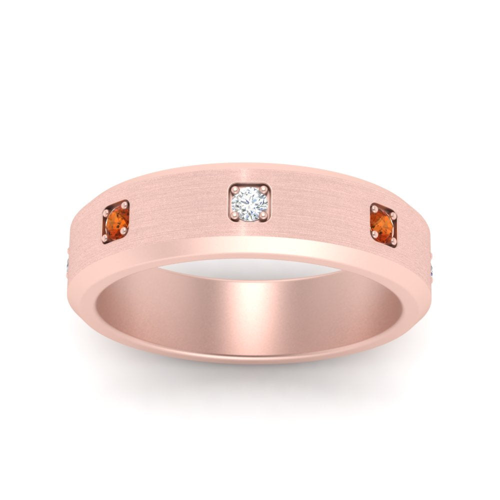 Beveled Mens Promise Ring