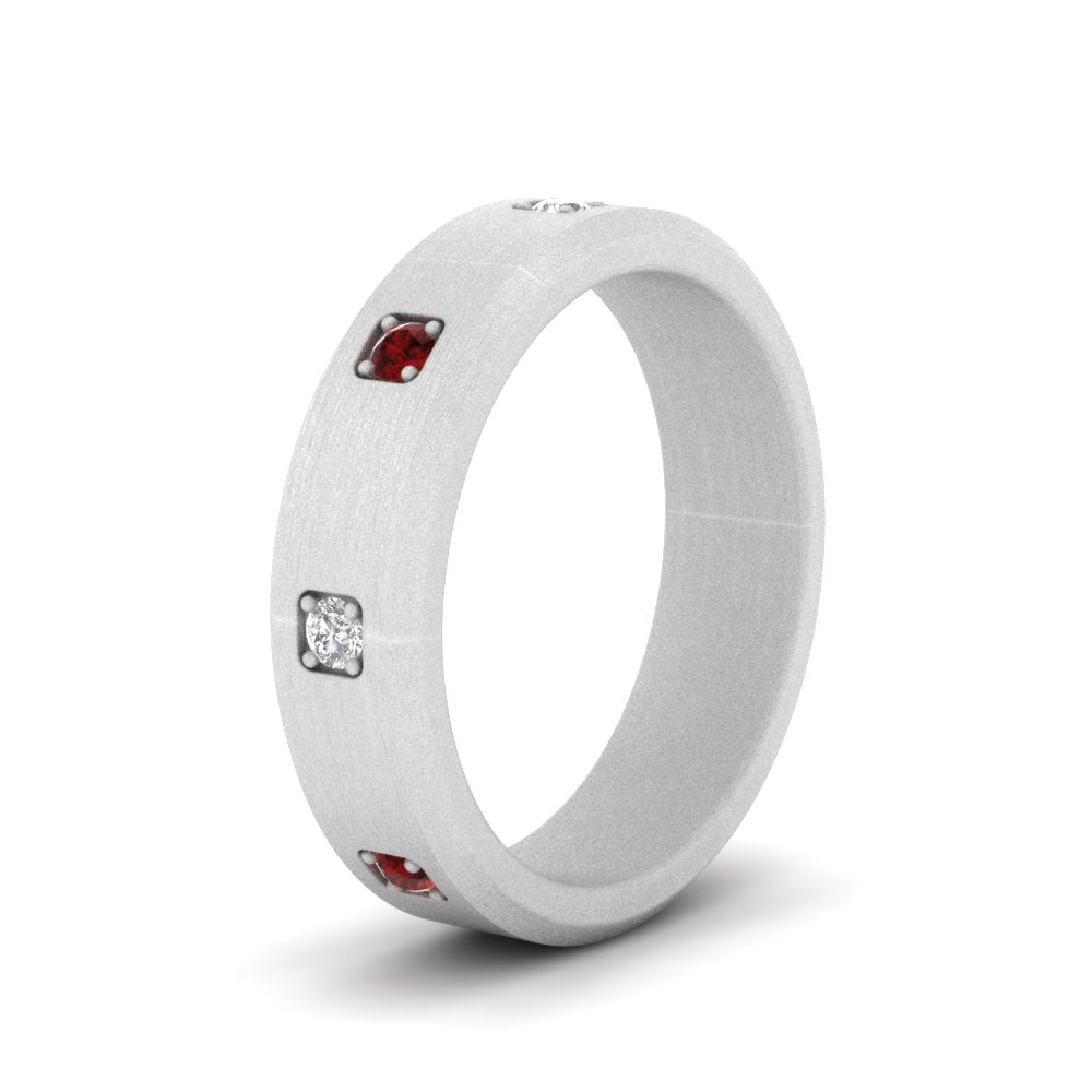 Beveled Mens Promise Ring