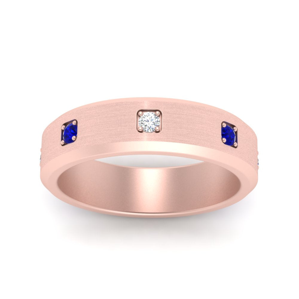 Beveled Mens Promise Ring