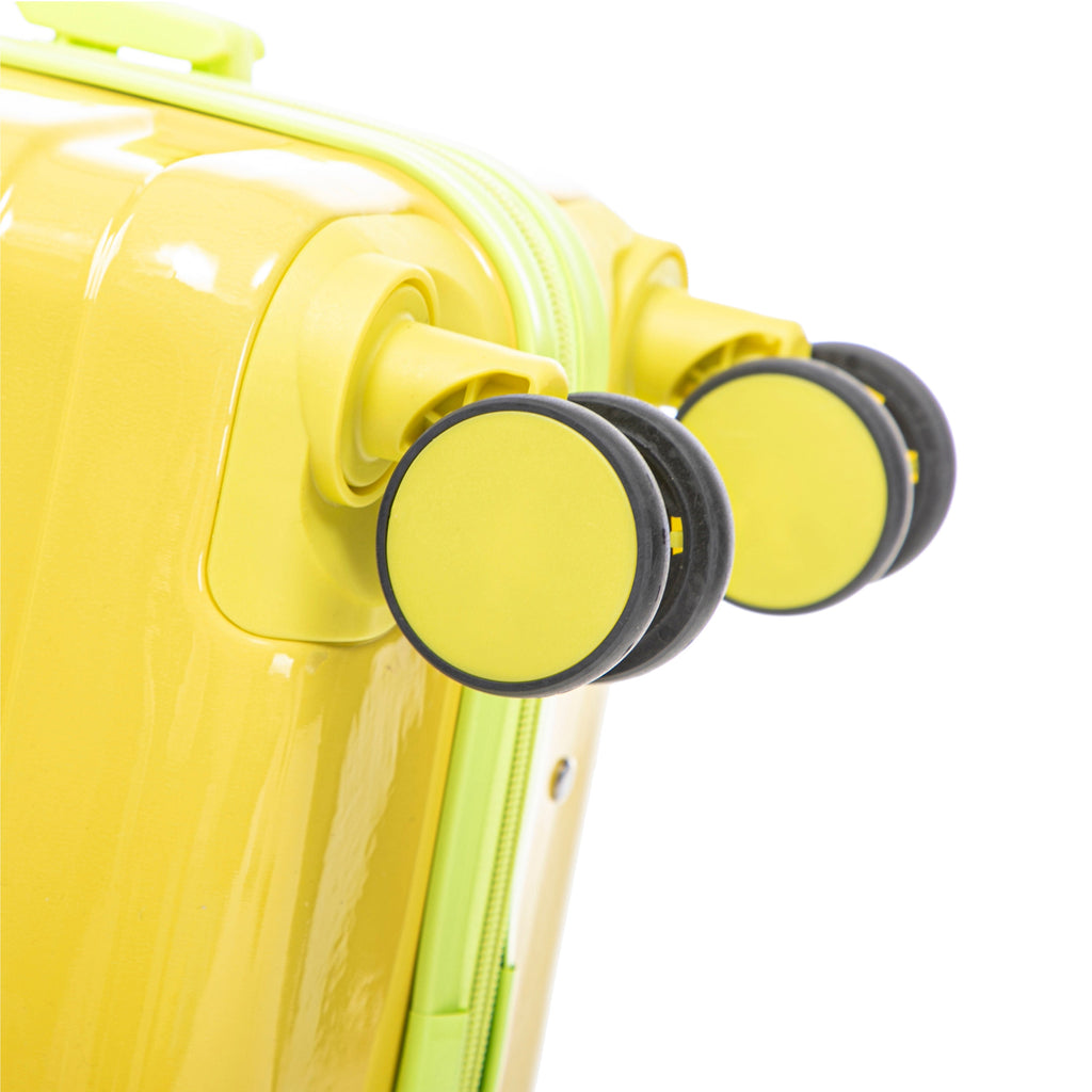 14'/20' 2-Piece PC Spinner Wheel Luggage Set with Gradient Color and Lock