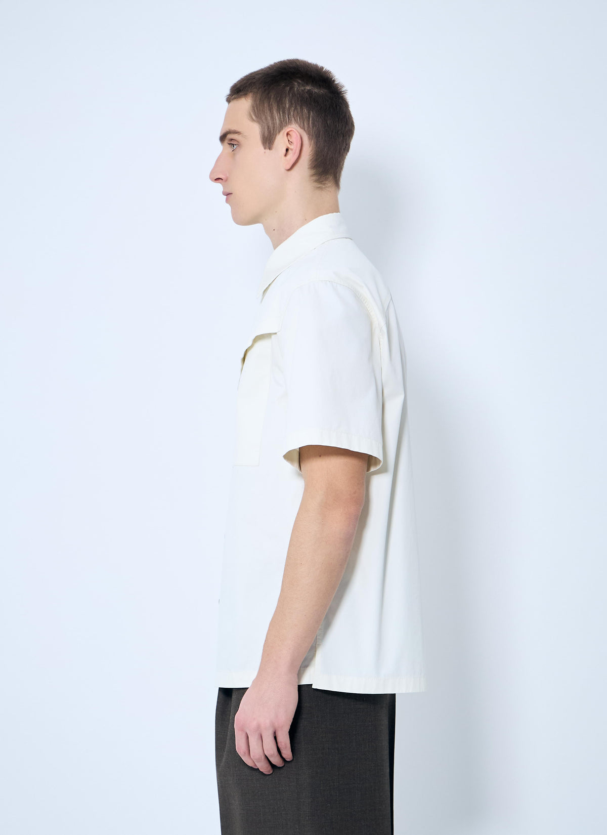 Bottega Veneta Men Light-Cotton Twill Shirt