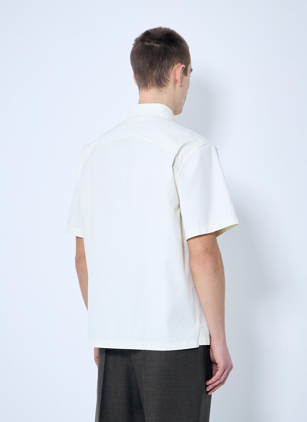 Bottega Veneta Men Light-Cotton Twill Shirt