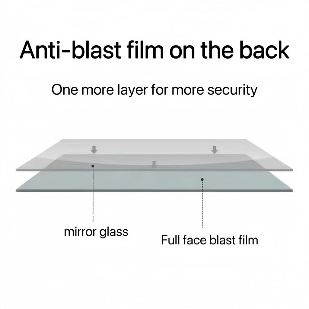LED Backlit Bathroom Mirror with Anti-Fog Functionality