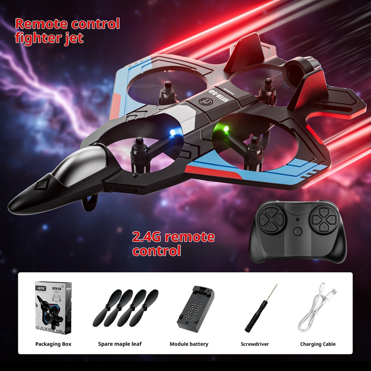 4DRC V50 Stunt Toy Drone — Ages 14+