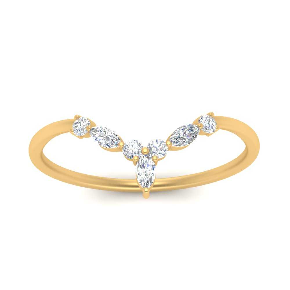 Crown Marquise And Round Band