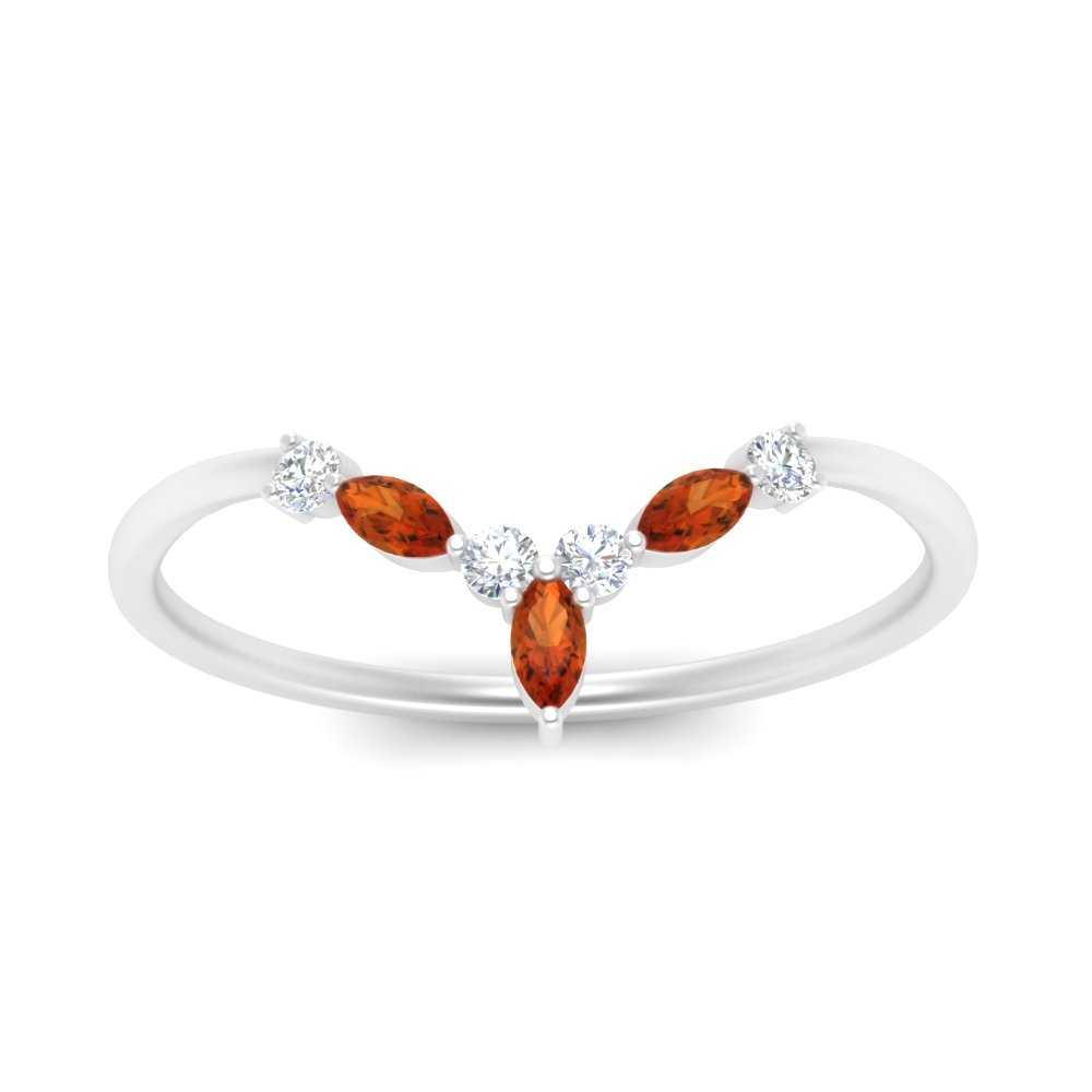 Crown Marquise And Round Band