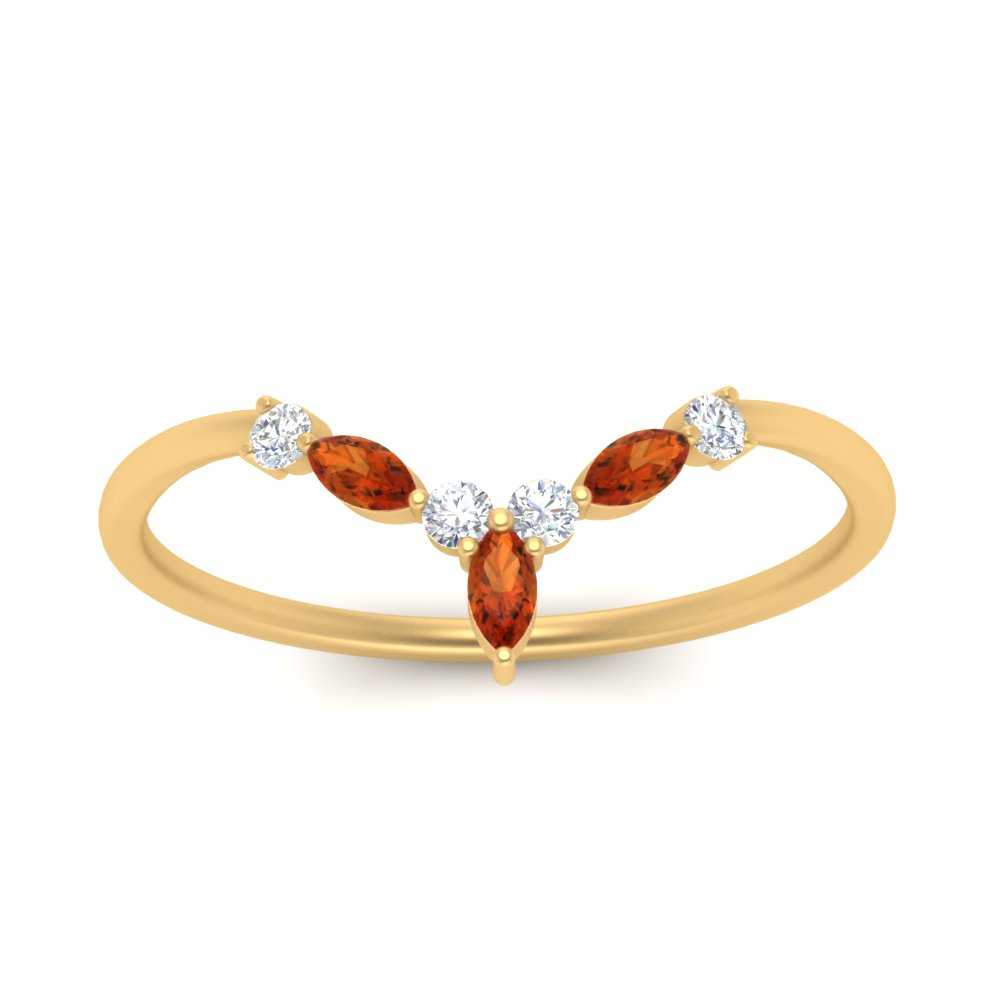 Crown Marquise And Round Band