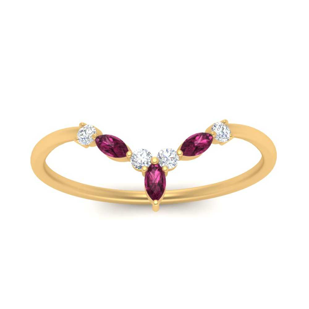 Crown Marquise And Round Band