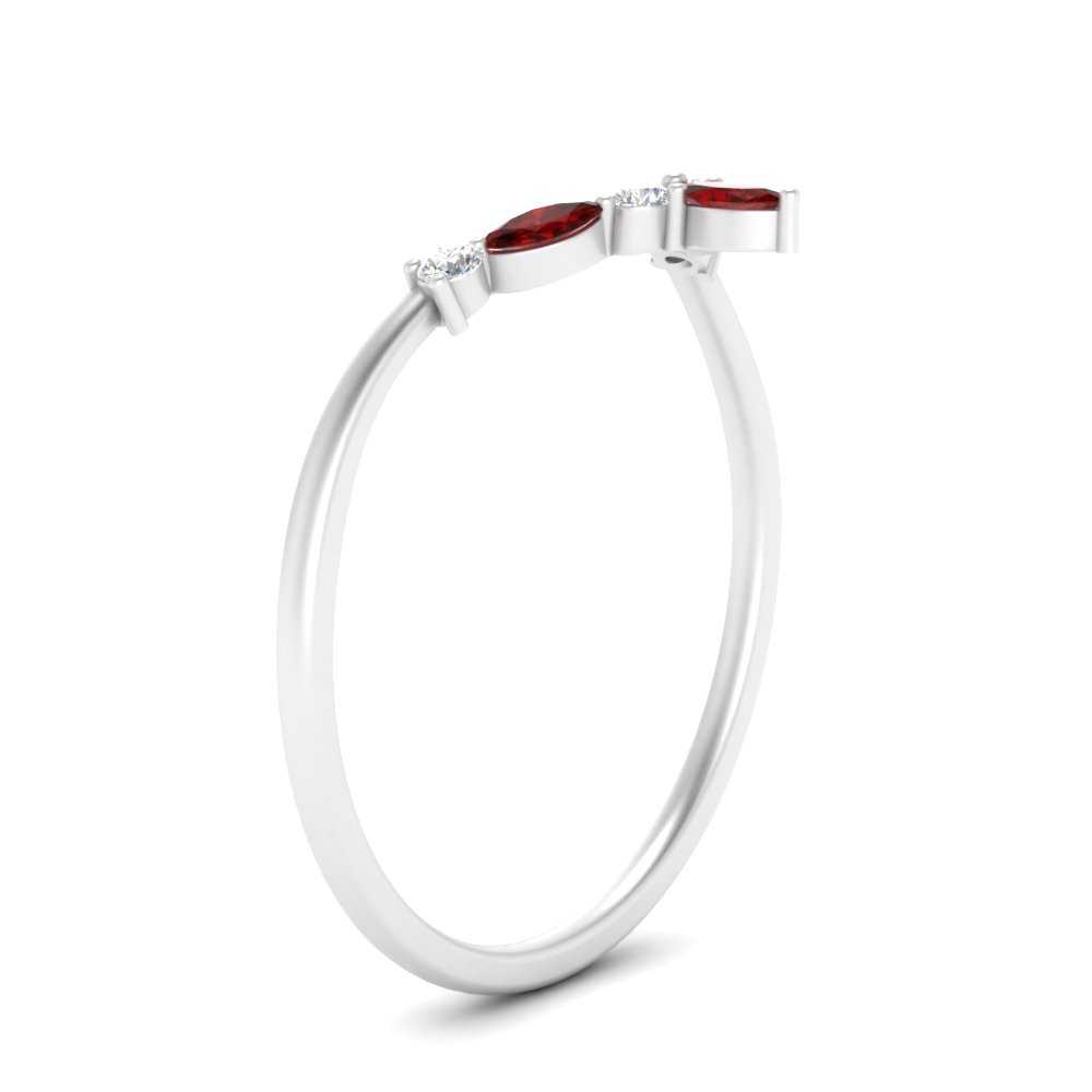 Crown Marquise And Round Band