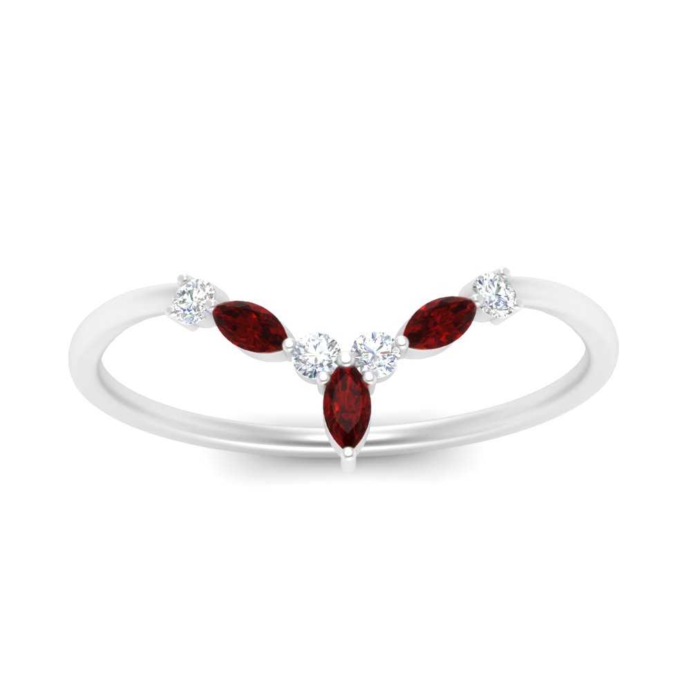 Crown Marquise And Round Band