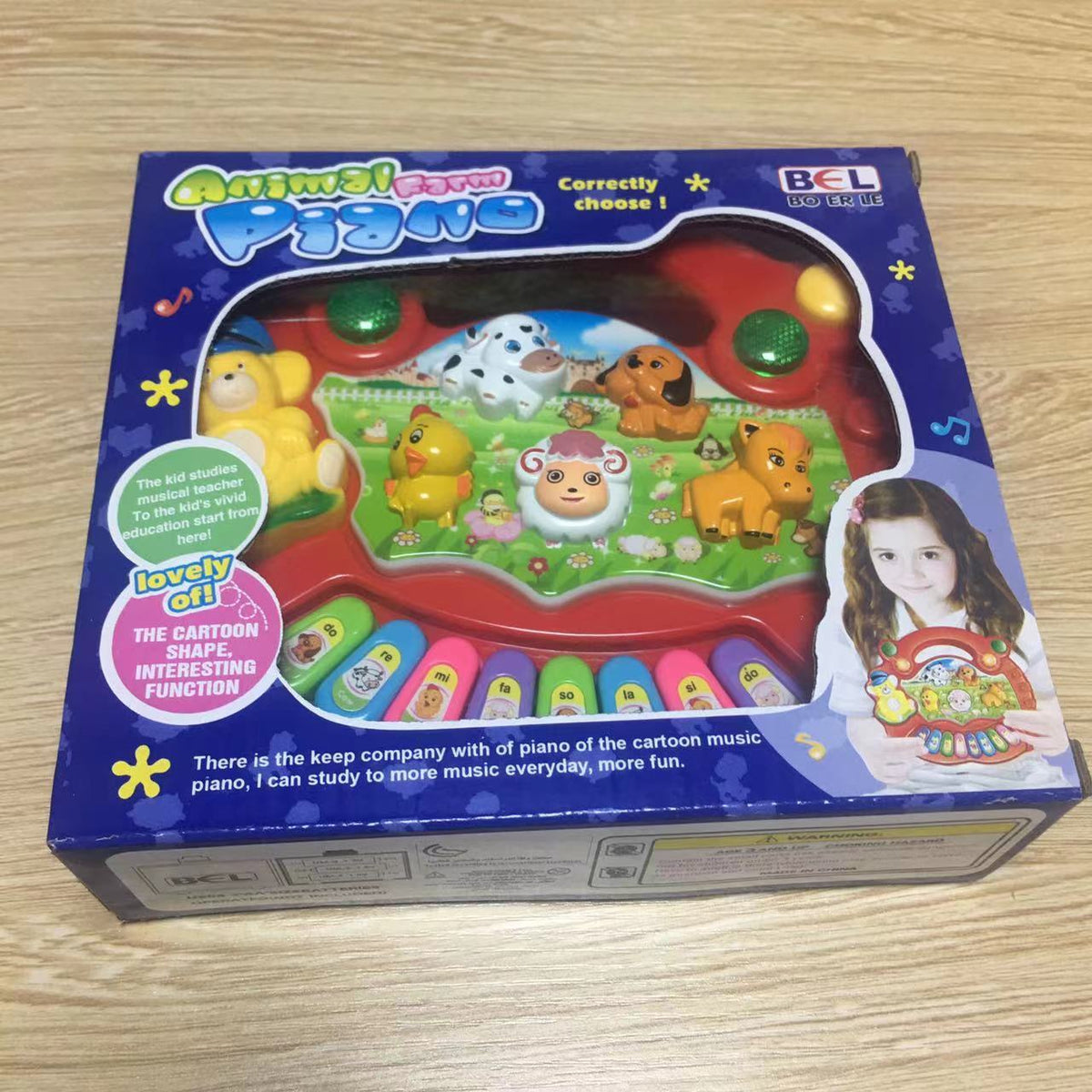Farm Animal Musical Keyboard Toy — Ages 3+