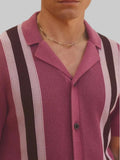 Men's Viscose Button-Down Short Sleeve Shirt