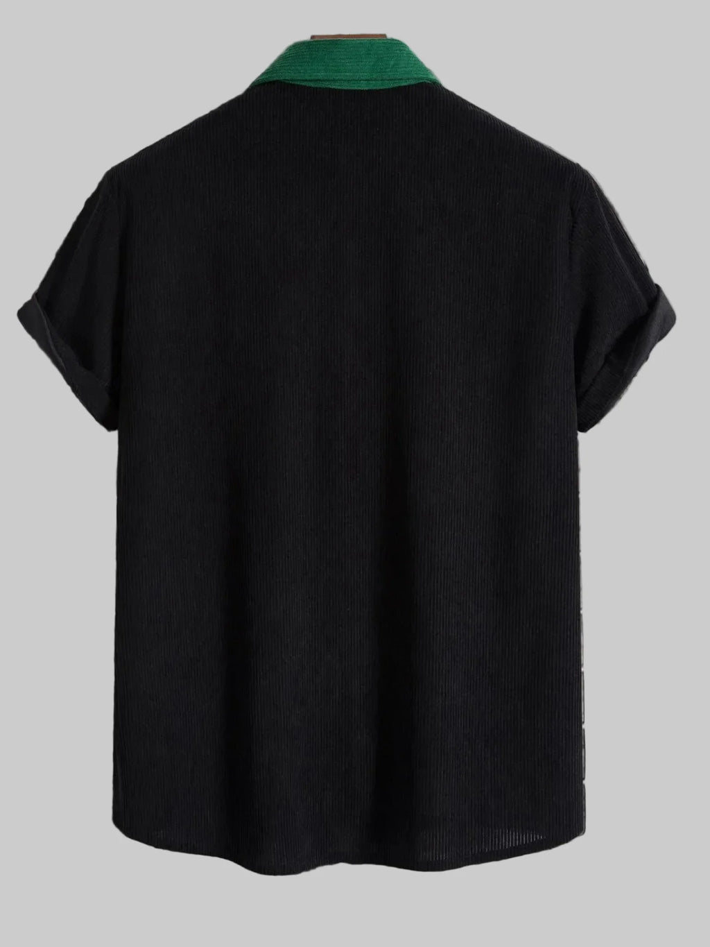 Men's Full Size Classic Color Block Short Sleeve Shirt