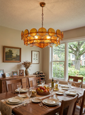 Solaris Disc Murano Glass Chandelier