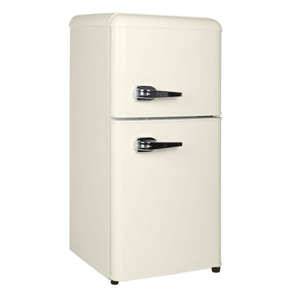 3.5 Cu.Ft Compact Refrigerator Mini Fridge with Freezer - ABS Steel