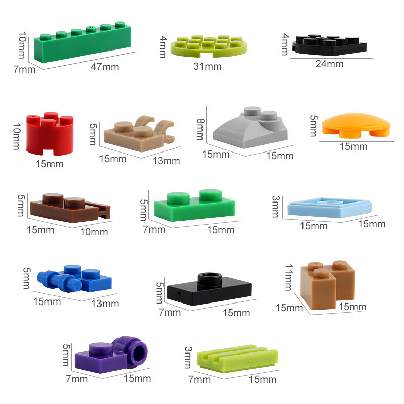 1,000-Piece ABS Building Brick Set — Ages 6+