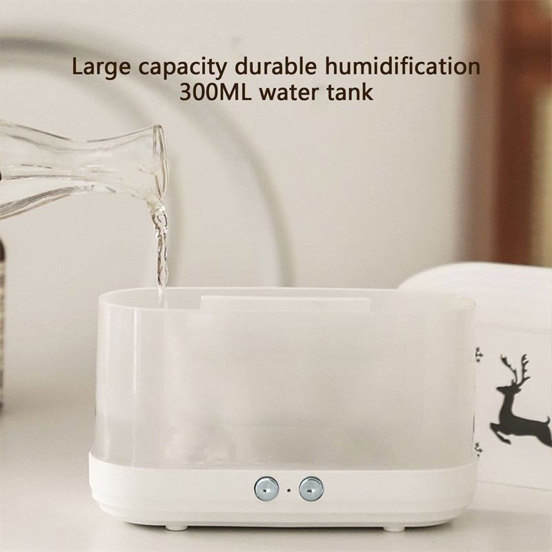 Elk Flame Humidifier Diffuser Christmas Lamp