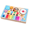 Wooden Piano and Turntable Activity Toy — Ages 3–6