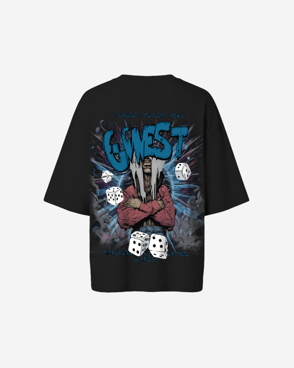 G West Womens Oversized Imagine Of Imagination Tee