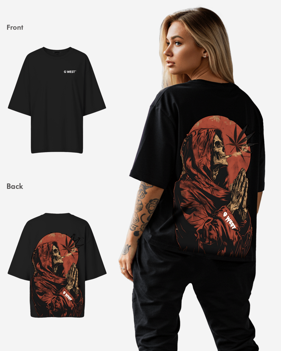 G West Womens Oversized Smoking Allen T Shirt