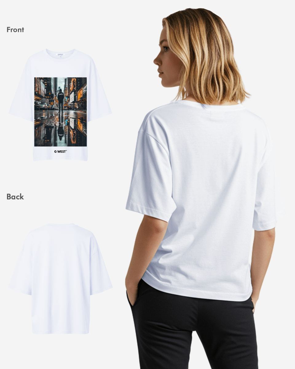 G West Womens Reflection Oversized Tee