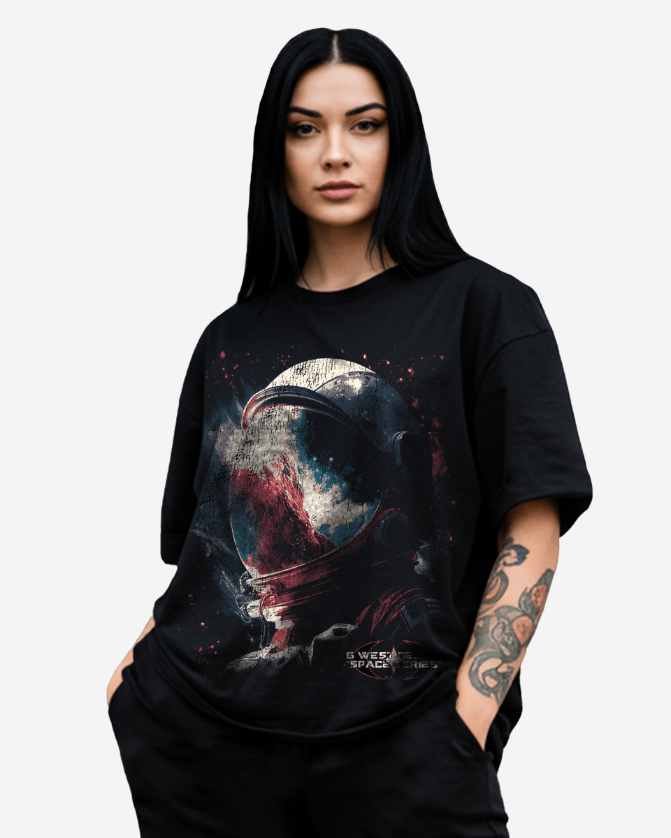 G West Womens Space Series Premium Oversized Tee