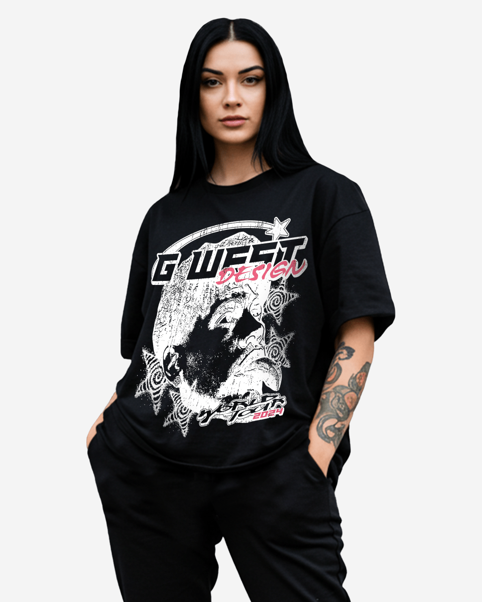 G West Womens World Tour Premium Oversized Tee