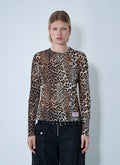 Ganni Women Mesh Top
