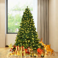 7 Feet PVC Artificial Christmas Tree with LED Lights