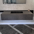 Engineered Stone Kitchen Sink Infinity Pietra Grey Handcrafted