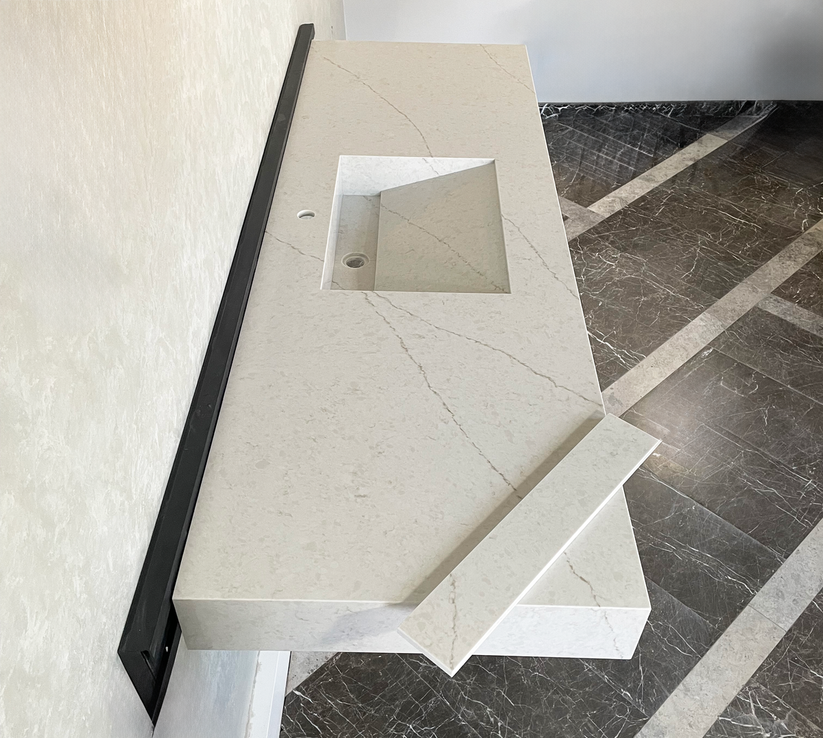 Premium Handcrafted Custom Double Quartz Composite Kitchen Sink