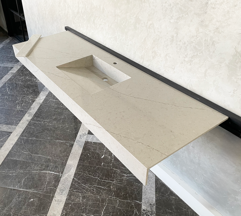 Premium Handcrafted Custom Double Quartz Composite Kitchen Sink