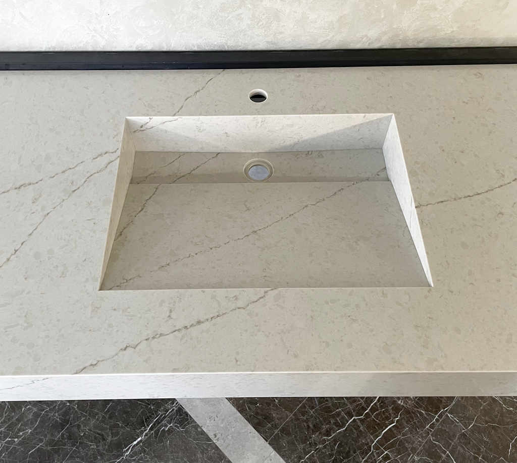 Premium Handcrafted Custom Double Quartz Composite Kitchen Sink