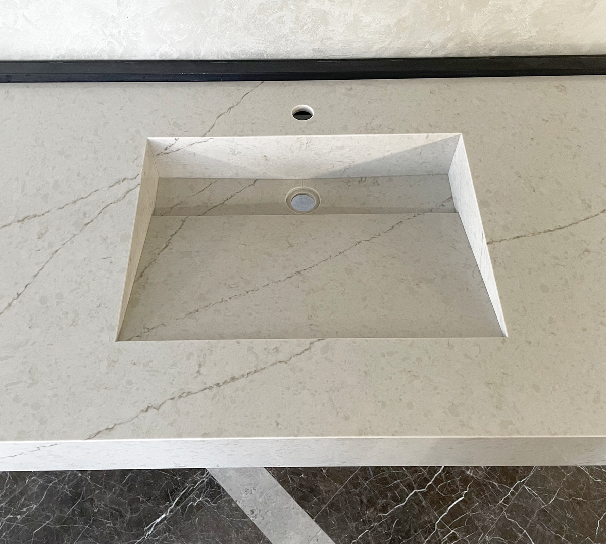 Premium Handcrafted Custom Double Quartz Composite Kitchen Sink