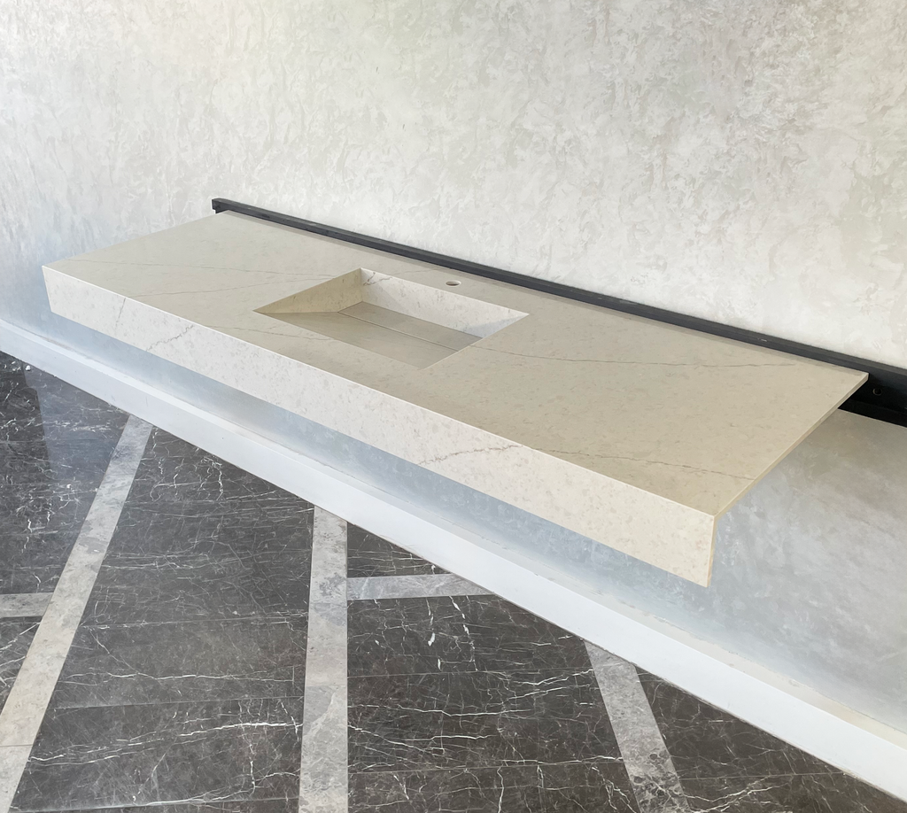 Premium Handcrafted Custom Double Quartz Composite Kitchen Sink