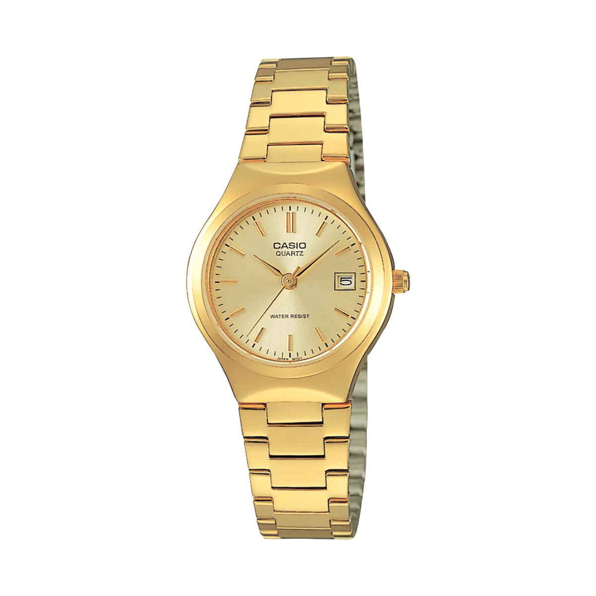 Casio WomenÕs Gold Analog Watch Gold Dial Steel Bracelet - LTP-1170N-9A