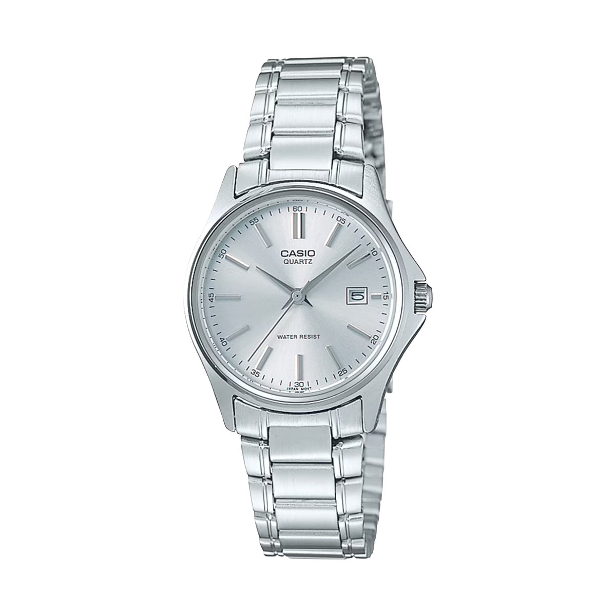 Casio WomenÕs Silver Dial Analog Watch with Stainless Steel Bracelet - LTP-1183A-7A