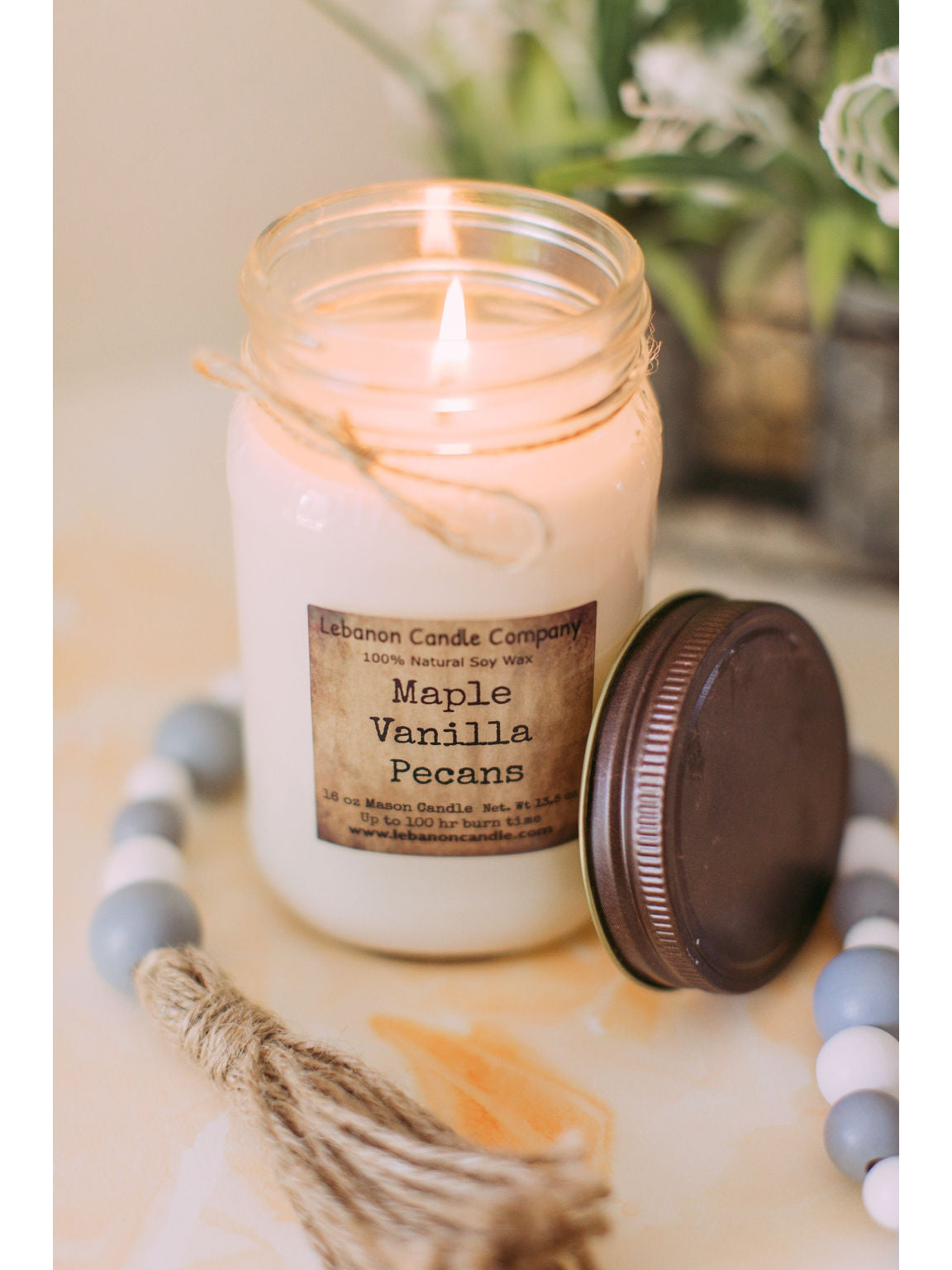 Maple Vanilla Pecans Candle