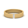 Mens Baguette Diamond Wedding Ring