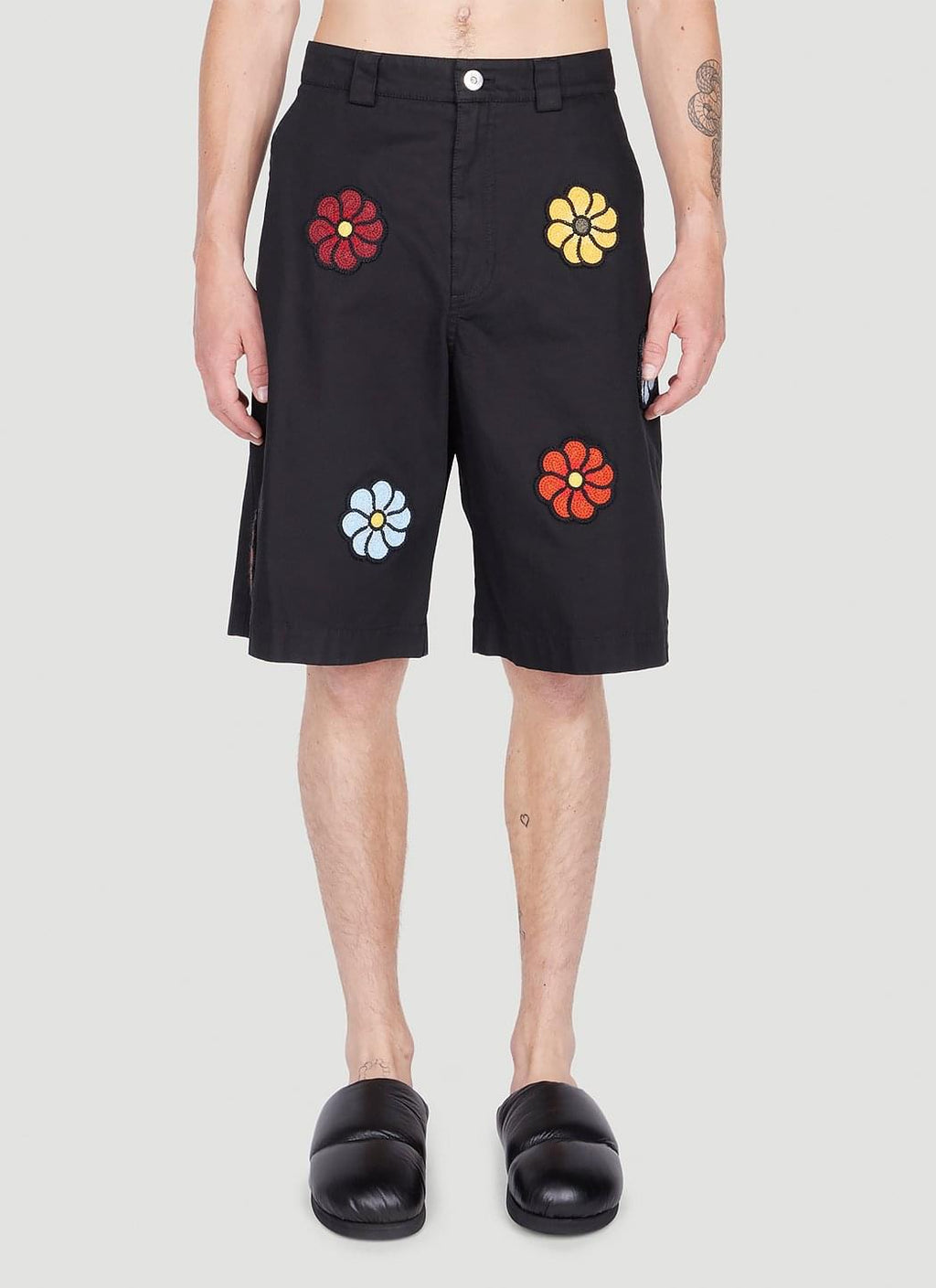 1 Moncler Jw Anderson Men Floral Bermuda Shorts
