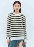 Marni Women Striped Wool-Mohair Sweater